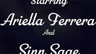 Brunette Lesbians Softly Humping each other in Office Pants and Skirt