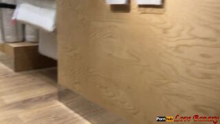 Public Flashing in IKEA. Upskirt no Panties. Part 2