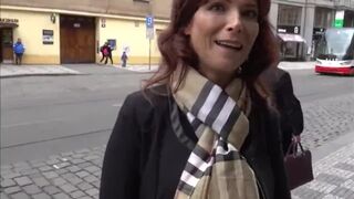 Horny American Mature MILF Enjoying Anal Fuck with Stranger in Prague