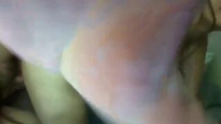 Sexy Wife MILF with Hairy Pussy Gets Amazing Creampie from her Ex