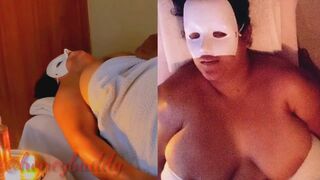 Horny Indian MILF Honey Bhabi having Oil Massage with Happy ending