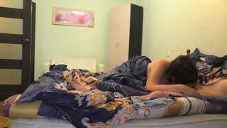 Stepmother made a Blowjob and Sat on Dick Son Cock Anal