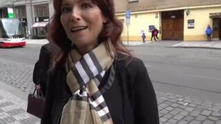 American Mature Wife gets Anal Creampie from Tourist in Prague on Vacation