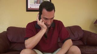 Sexy redhead MILF fucked and jizzed