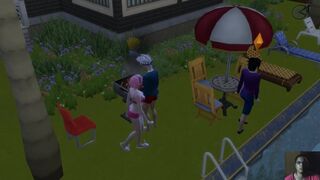 Naruto from Pool Kakashi Massaging Sasuke's Hidden Sakura Netorare