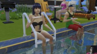 Naruto from Pool Kakashi Massaging Sasuke's Hidden Sakura Netorare