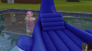 Naruto from Pool Kakashi Massaging Sasuke's Hidden Sakura Netorare