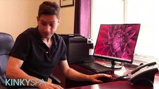 Kinky Spa - Big Tit Blonde Alix Lynx Cheats with Masseur