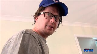 Busty Jodie Cummings Spunky Blowjob