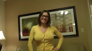 Slutty Stepmom Convinced her Stepson Cum inside her still Tight Pussy