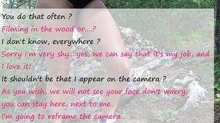 French teen amateur Vic Alouqua let stranger man touch her after peeing - 12 image