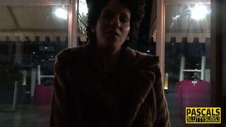 Bound milf in lingerie