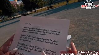 Deutsche Latina Milf abgeschleppt - german latina milf public pick up casting fuck date outdoor