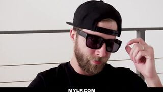 MILF - Mature Blonde MYlf gets Cum on her Monster Tits