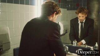 Deeper. Abigail Mac Fucks her Young Employee in the Bathroom