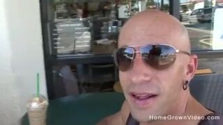 Picked up a hot milf with big tits at starbucks