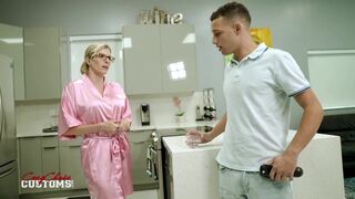 Fucking my Remote Control Step-Mom with Huge Tits - Cory Chase