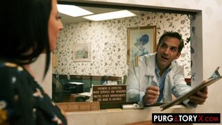 Dodgy Dentist Donnie fills Angela's Cavity - 1 image