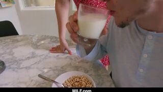 MILF - Giving my Redhead Stepmom the Creampie she Deserves