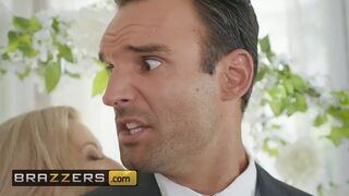 Brazzers - Husband and bride to be get taught by hot milf in pre wedding threesome