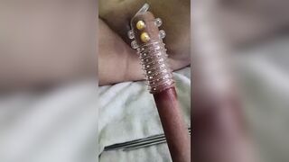 Hand made toy vs my slut pussy