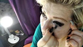 Makeup lessons from a famous married Russian porn star Aimee Hot MILF (aka AimeeParadise)... - 7 image
