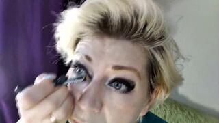 Makeup lessons from a famous married Russian porn star Aimee Hot MILF (aka AimeeParadise)... - 9 image