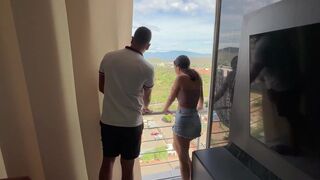 I invite my new neighbor to my apartment to fuck very hard until I fill her tight, delicious pussy with lots of milk. - 5 image