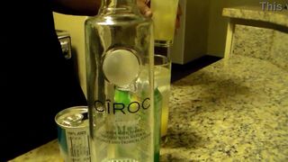 Tatted big booty girl sucks and fucks