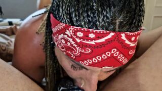 Danaxmuscles busts and deepthroats a big cock (Trailer)