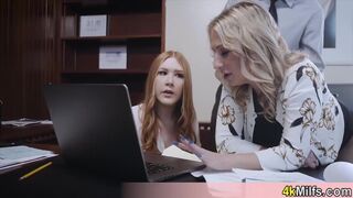 Big booty MILF secretary learning free use today Her pussy must be available at all times