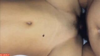 Remove the condom first before ejaculating