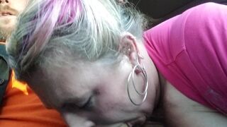 School Teacher Swallows Load In Car