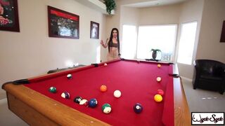 Best Pool Game! Lesbians Kris Riot & Harmonie Marquis Had A Lot Of Fun