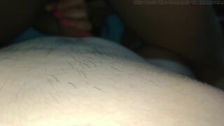 You sit on my little cock that you can hardly see when it enters the pussy