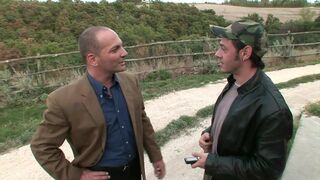 Beautiful Sexy Redhead MILF with Huge Tits Gives a Blowjob to a Big Italian Cock That Cums in Her Mouth - 5 image