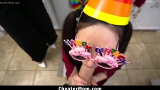 Stepmom and stepsister Wants to Prepare Something Special for Stepson - Cheatermom