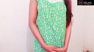 Hot inexperienced Indian stepmom shows big Tits and fingered and masturbates
