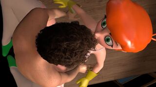 Dexter's Sweet Step-mom Missionary Sex on the Table - Dexter's Lab Parody