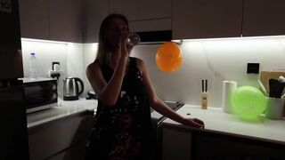 I fucked my friend's mom in the kitchen after his birthday