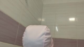 Sexy amateur wife shaves her hairy pussy. Hairy pussy wife, big ass, big tits. Sensual brunette hair, big tits, big ass