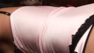 Two horny dudes make sandwich with gorgeous babe