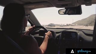 GIRLSWAY - Stacked Honey Abigail Mac Has Sex With Vampires Who Love Intensive Scissoring