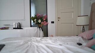 Erotic dance in ebon underware