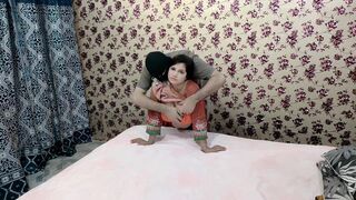 pretty indian bhabhi with large mangos engulfing cock - 2 image