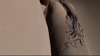 CG VR animation tentacle clip game Virt a Fella hentai cartoon. The witch in the hat lured a little angel to her and persuaded her to participate in anal fisting, it's nice that the hotty has a tiny fist.