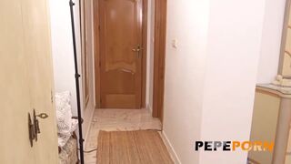 Breasty Litel Mamy's 1ST 3SOME: This Babe wanted a very particular Christmas gift!