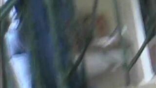 Brunette Hair chick with valuable natural scoops rides a subrigid cock