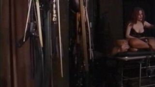 Lusty redhead likes slapping hot brunette hair bitche's ass cheeks