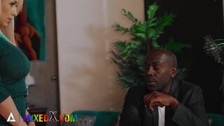 MIXEDX - Marvelous mother I'd like to fuck Christina Shine Acquires Dominated By Dark Corporalist With Large Dick